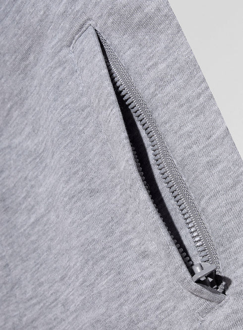 Grey Zipper Sweatpant - Khotwh